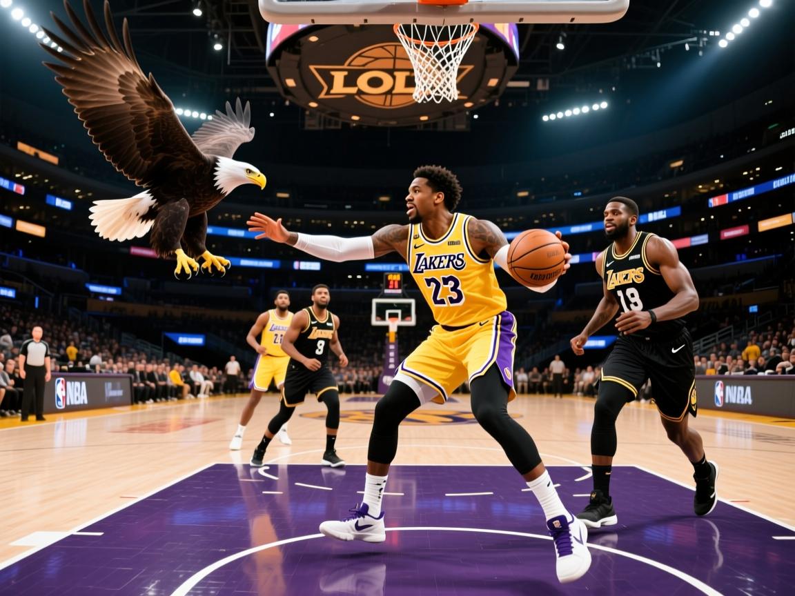 老鹰取胜湖人：特雷-杨分猛攻率队胜出  第2张